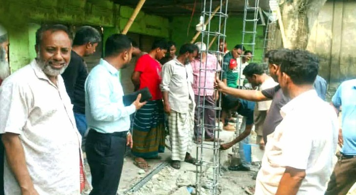 জেলা পরিষদ প্রশাসকের হস্তক্ষেপে পাবনার ভাঙ্গুড়া ডাক বাংলোর জায়গা দখলমুক্ত
