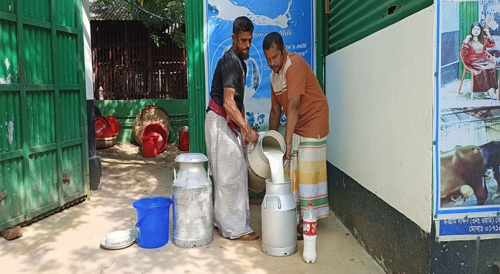 সবকিছুর দাম বাড়ে, বাড়ে না খামারির দুধের দাম