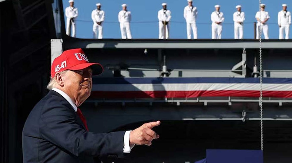 এবার ভেনেজুয়েলায় স্থল হামলার হুমকি দিলেন ট্রাম্প