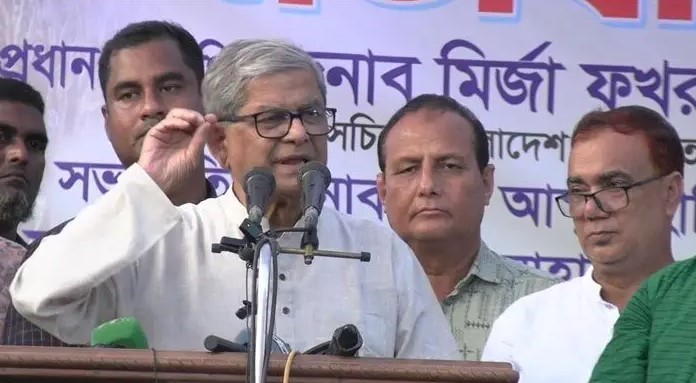 বিএনপি ক্ষমতায় যাওয়ার জন্য নির্বাচন চায় না :  মির্জা ফখরুল