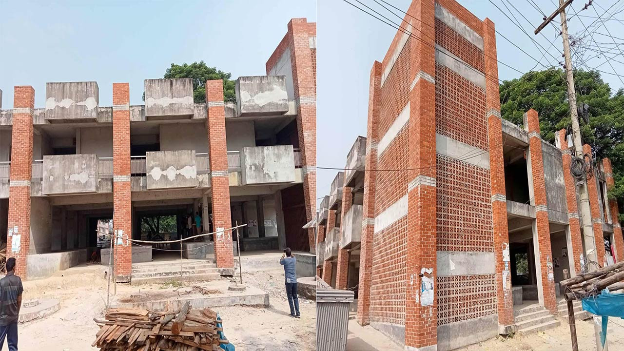বগুড়ার দুপচাঁচিয়ায় তালুচ হাট মার্কেট ভবন নির্মাণ কাজ ফেলে ঠিকাদার লাপাত্তা