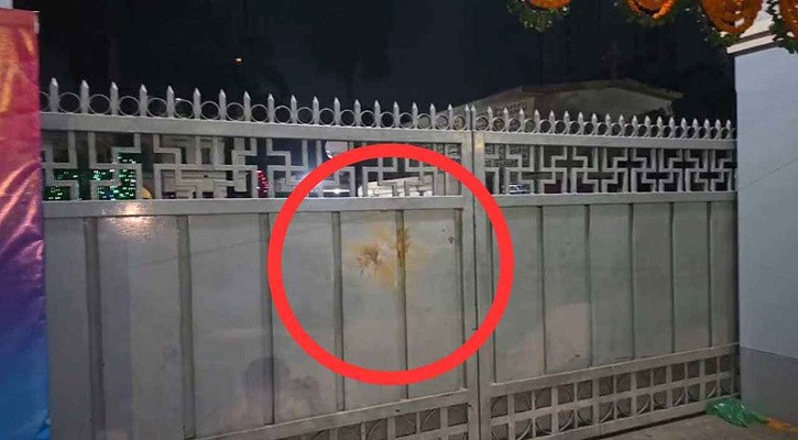 কাকরাইলে চার্চের গেটে ককটেল বিস্ফোরণ