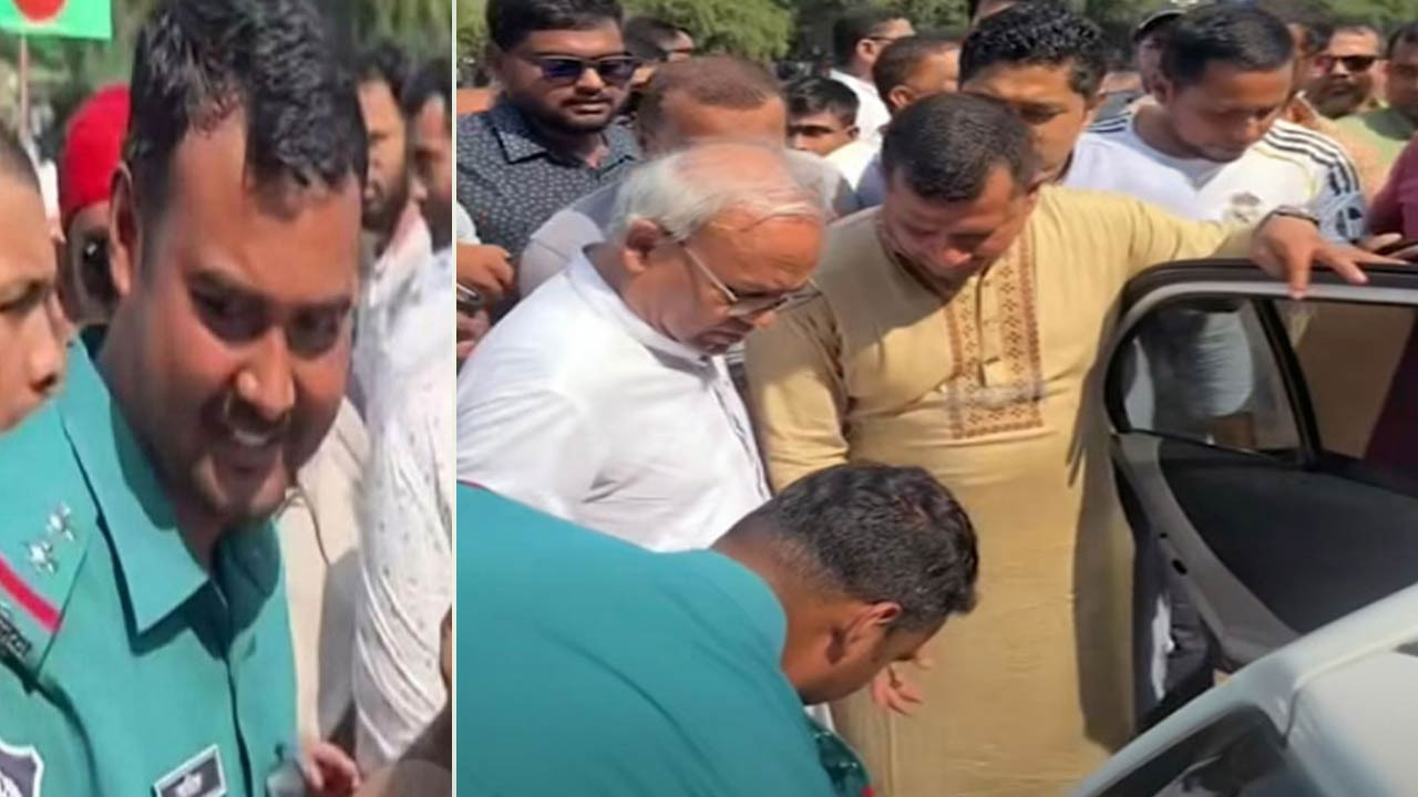 বিএনপি নেতা রিজভীর পা ছুঁয়ে সালাম করা সেই পুলিশ সদস্য প্রত্যাহার