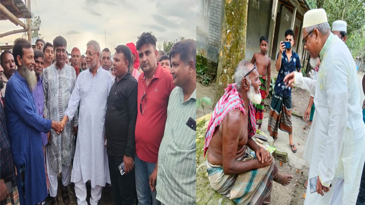 বগুড়ার সোনাতলায় নির্বাচনি প্রচার প্রচারণায় ব্যস্ত প্রার্থীরা