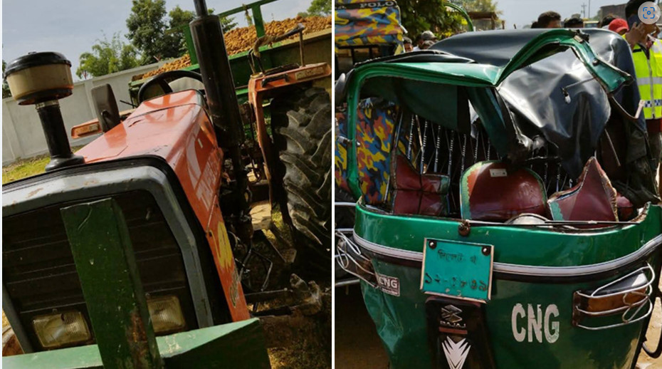 সিলেটে পাথরবাহী ট্রাক্টরের চাপায় পর্যটক নিহত