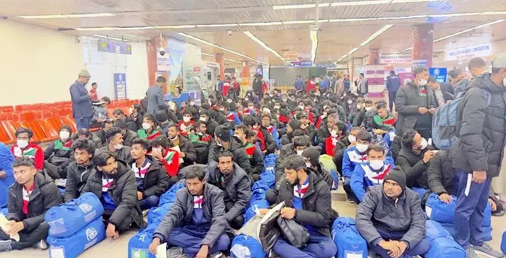 লিবিয়া থেকে দেশে ফিরলেন ১৭০ জন