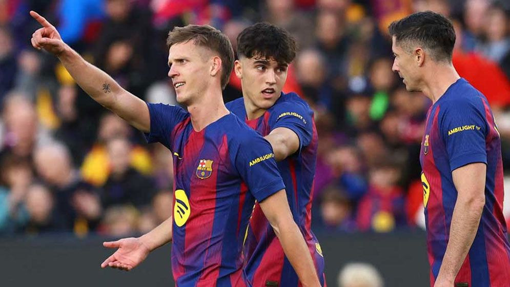 দাপুটে জয়ে রিয়ালকে টপকে শীর্ষে ফিরল বার্সেলোনা