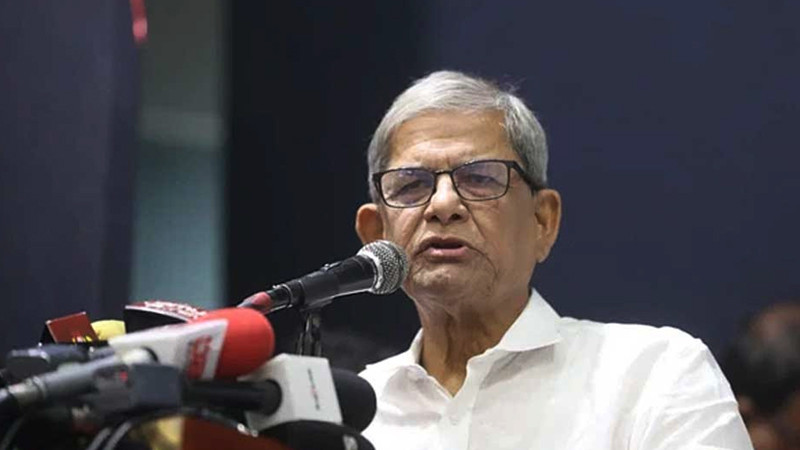 টালবাহানা না করে দ্রুত নির্বাচনী শিডিউল ঘোষণা করুনঃ মির্জা ফখরুল