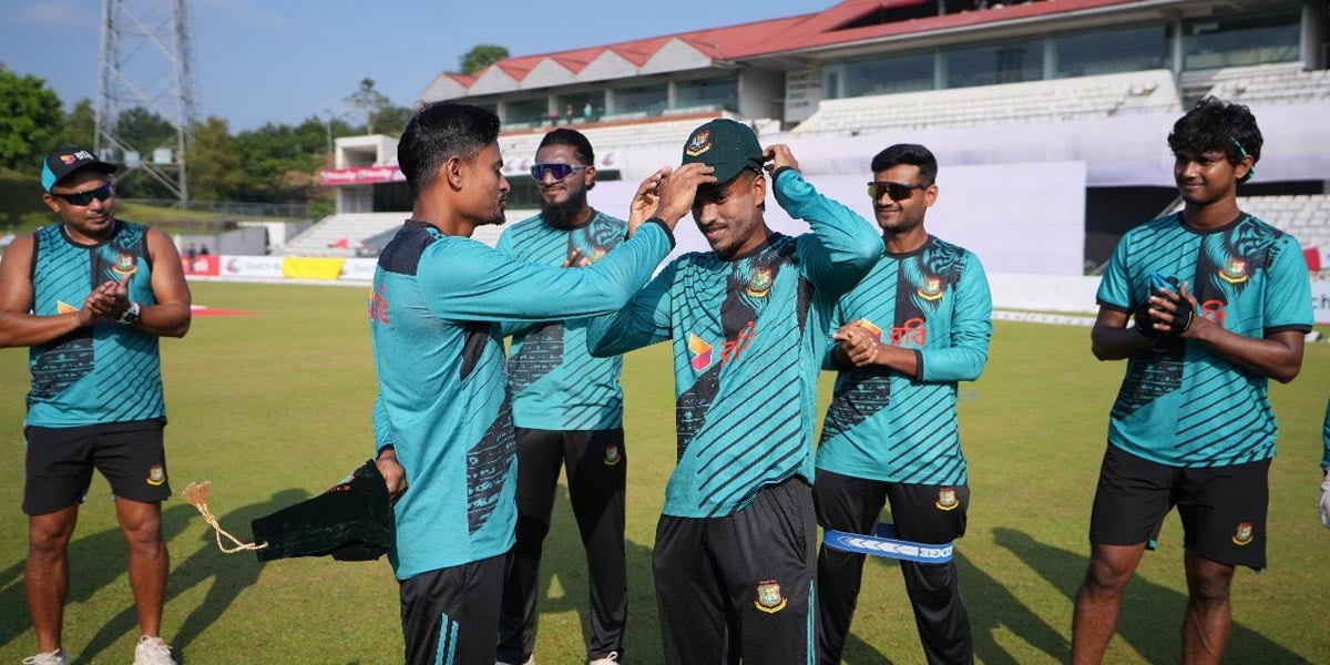 হাসান মুরাদ বাংলাদেশের ১০৮তম টেস্ট ক্রিকেটার 