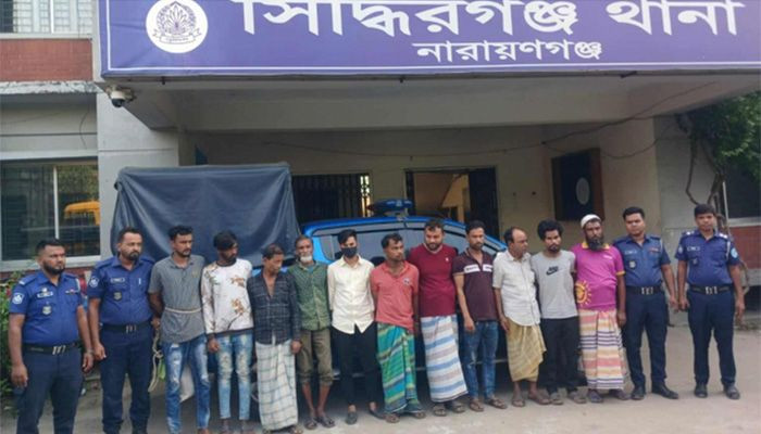 নারায়ণগঞ্জে আ.লীগের চার কর্মীসহ গ্রেপ্তার ১৫