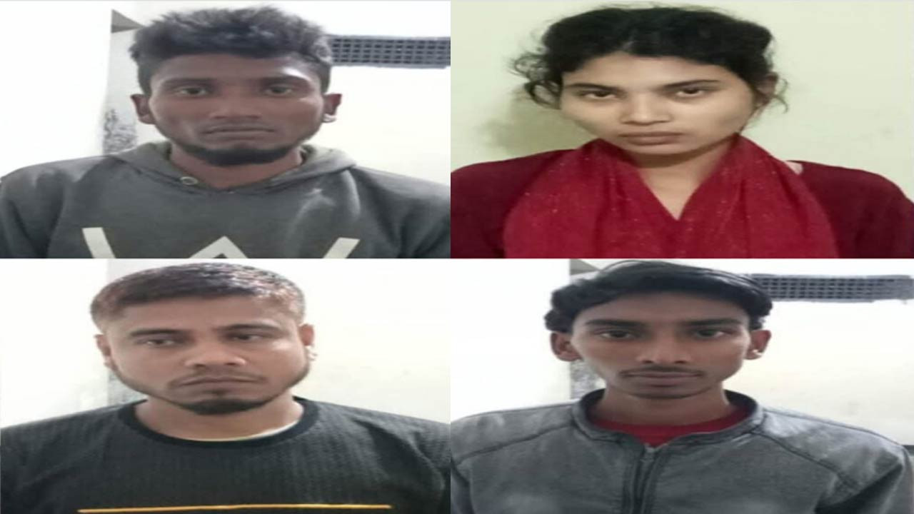 বগুড়ায় ‘হানি ট্র্যাপে’ ফেলে হাতিয়ে নেয়া হচ্ছে টাকা, শিবগঞ্জে নারীসহ গ্রেফতার ৪