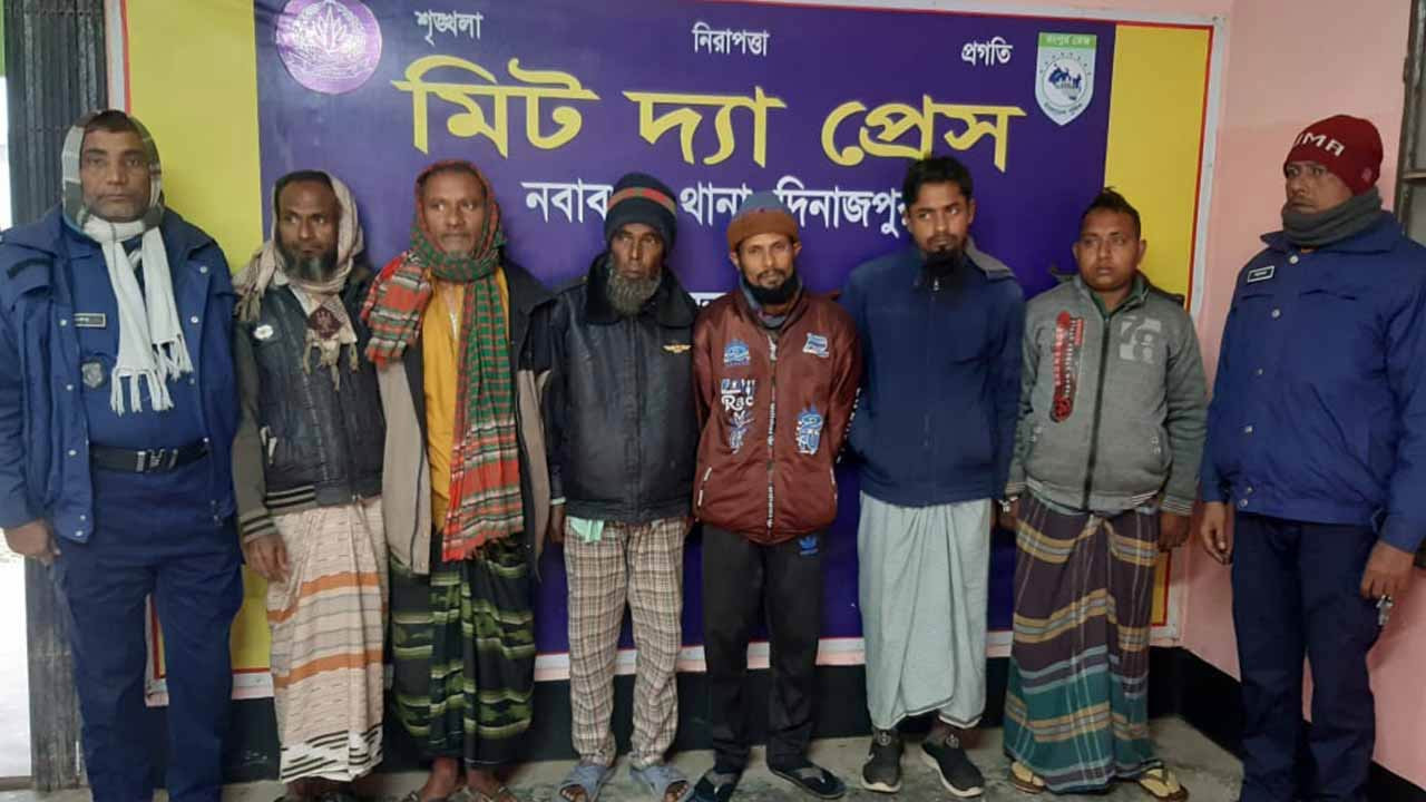 দিনাজপুরের নবাবগঞ্জে ভ্রাম্যমাণ আদালতে ৫ মাদকসেবীর কারাদণ্ড