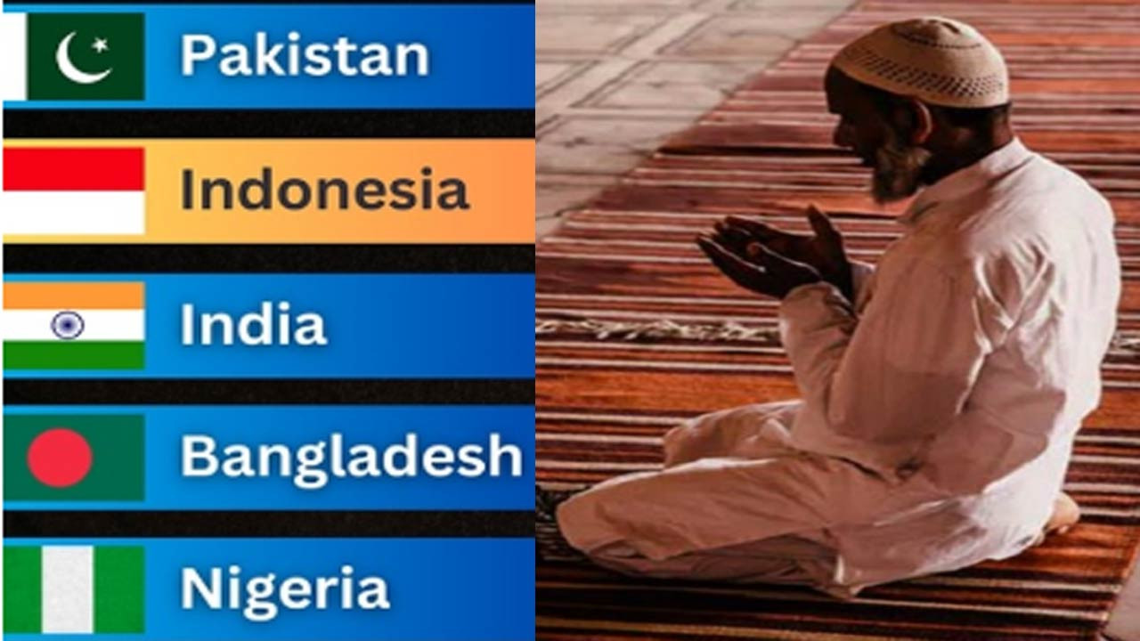 মুসলিম জনসংখ্যায় যে পাঁচ দেশ শীর্ষে