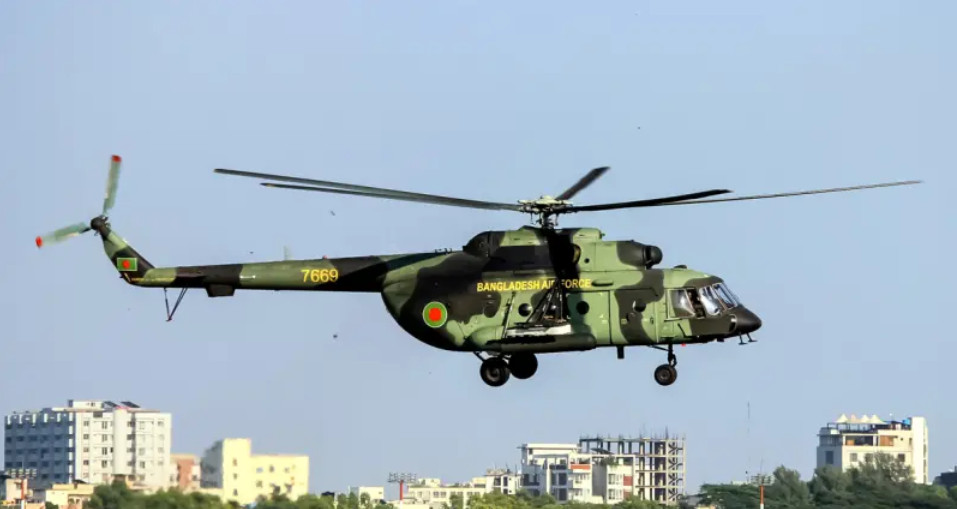 এভারকেয়ারের পাশে অবতরণ করবে হেলিকপ্টার