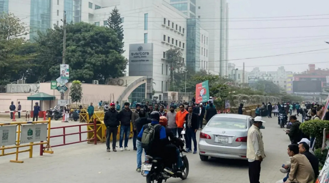 এভারকেয়ার হাসপাতাল এলাকায় নিরাপত্তা জোরদার