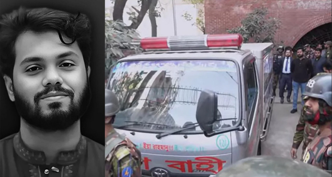 সোহরাওয়ার্দী হাসপাতালে নেওয়া হয়েছে হাদির লাশ