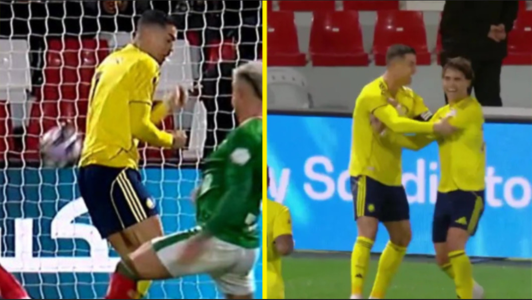 পিঠ দিয়ে গোল করে আলোচনায় রোনালদো