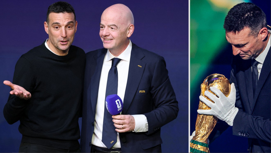 স্কালোনির কাছে ক্ষমা চাইলেন ফিফা সভাপতি