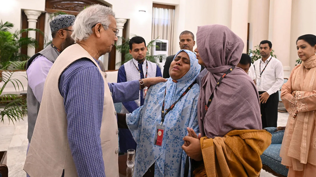 যমুনায় হাদির পরিবার