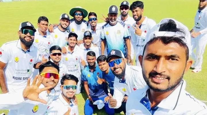 জাতীয় ক্রিকেট লিগে চ্যাম্পিয়ন রংপুর বিভাগ