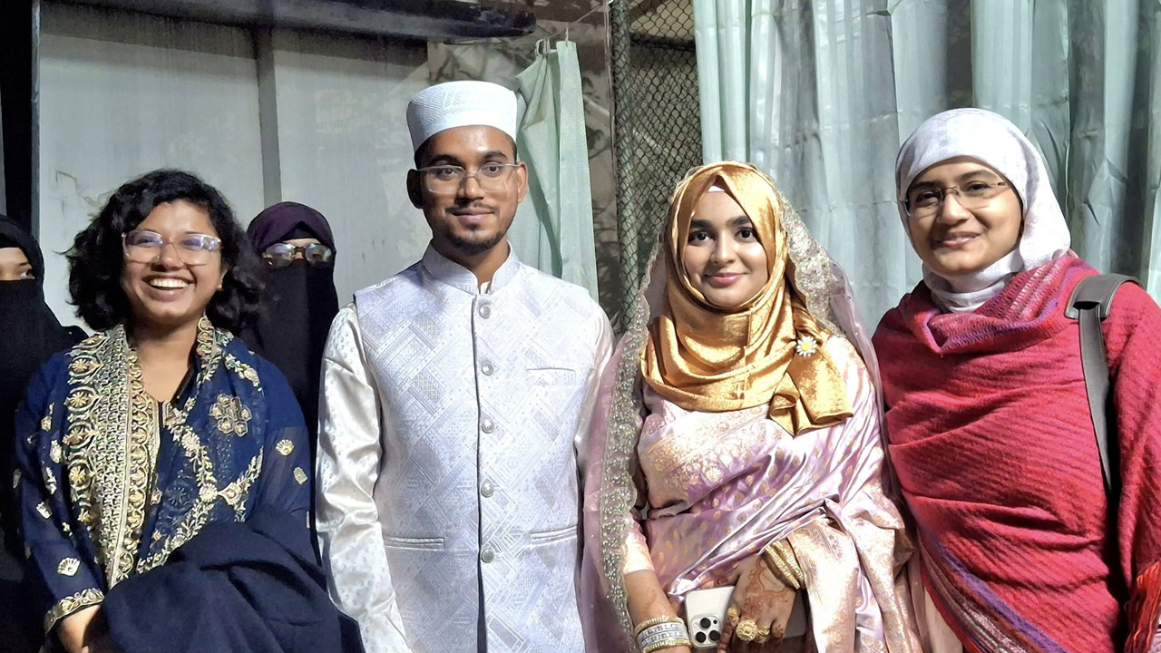 ছাত্রশক্তির নেত্রীকে বিয়ে করলেন এনসিপির হান্নান মাসউদ