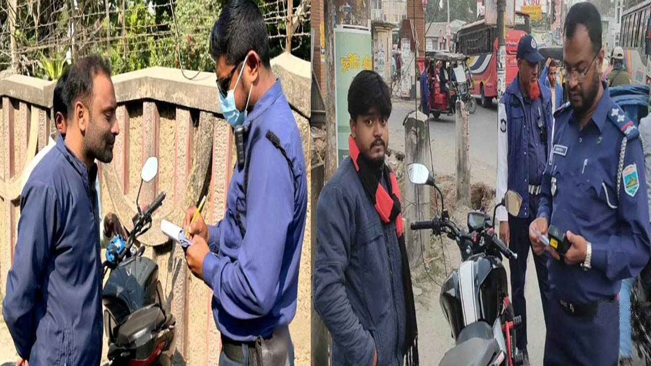 রাজস্ব আদায়ে সিরাজগঞ্জ ট্রাফিক অফিসের রেকর্ড