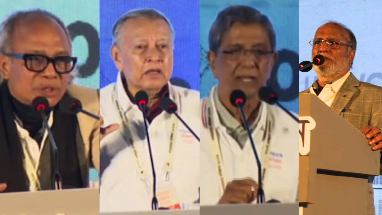 মতপ্রকাশের স্বাধীনতার পক্ষে রাজধানীতে অনুষ্ঠিত হলো গণমাধ্যম সম্মিলন