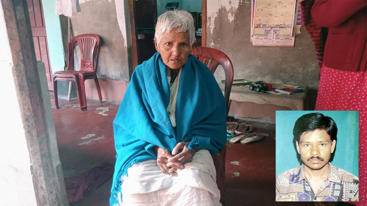 দিনাজপুরের ফুলবাড়ীর নিখোঁজ সুকুমারের পথ চেয়ে ৯০ বছরের মা