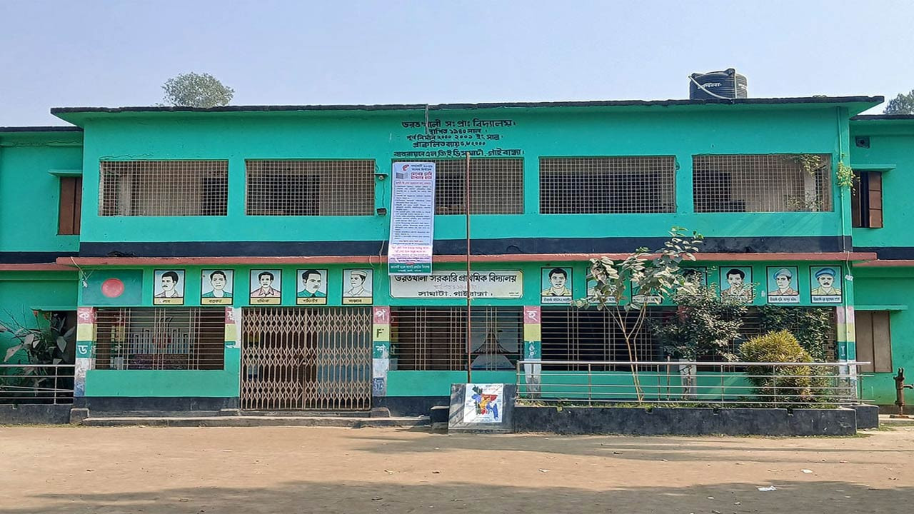 গাইবান্ধার সাঘাটায় ভোটকেন্দ্রের সিসিটিভি চুরি