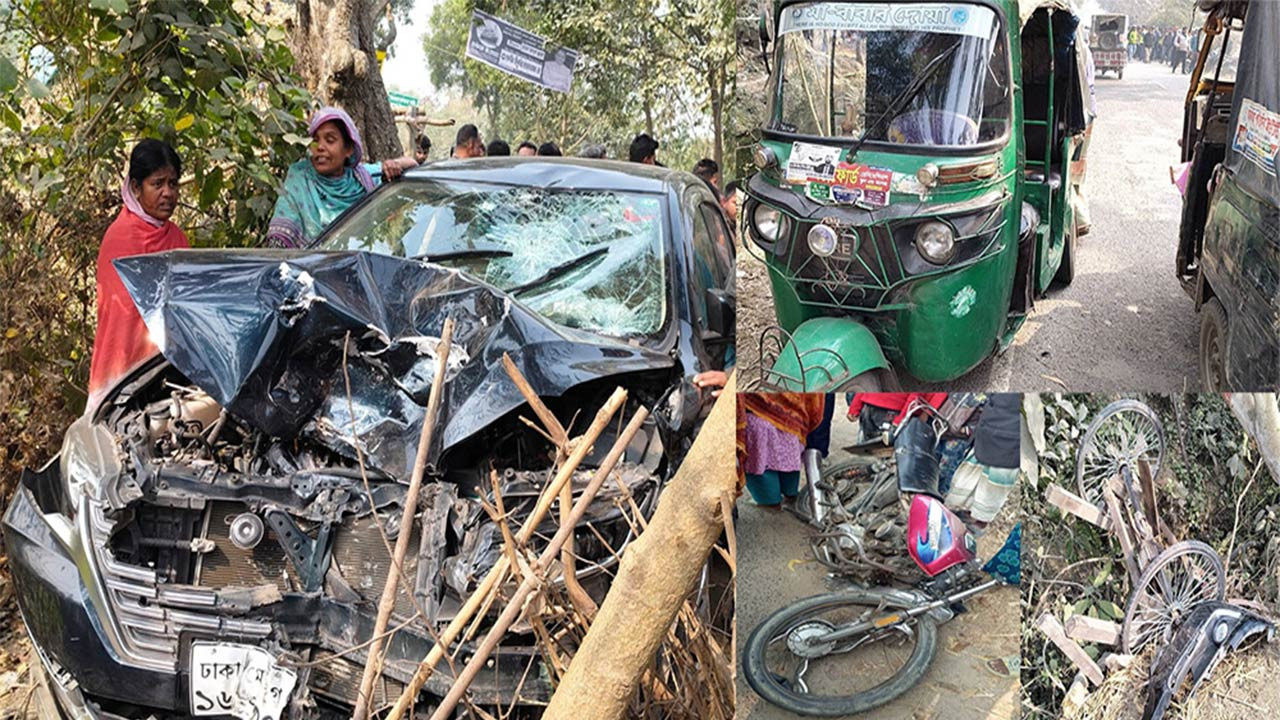 দিনাজপুরের বিরলে সড়ক দুর্ঘটনায় নিহত ১