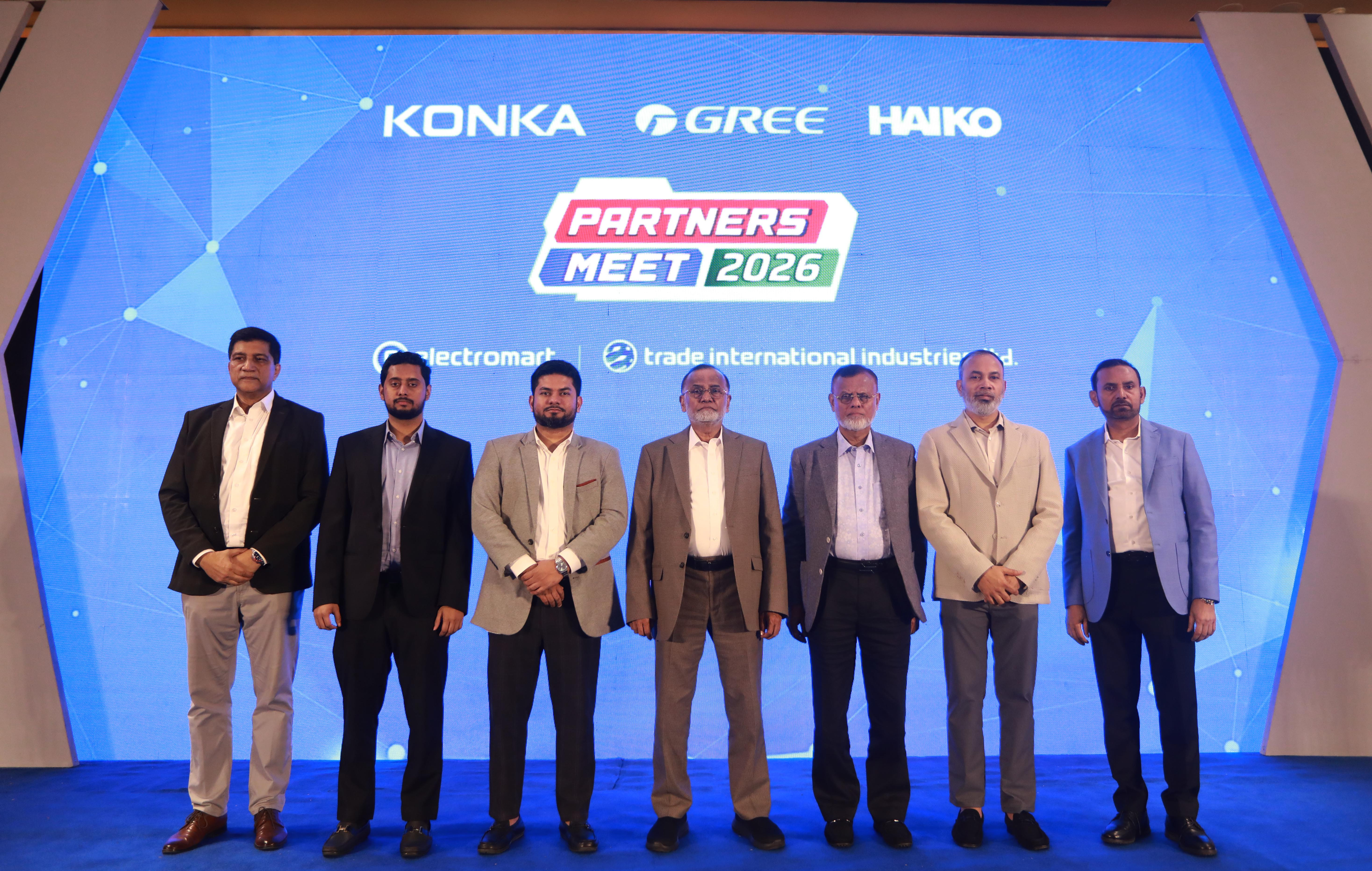 ঢাকায় অনুষ্ঠিত হলো কনকা, গ্রী ও হাইকো ইলেকট্রনিক্স ব্র্যান্ডের ‘পার্টনার’স মিট ২০২৬’