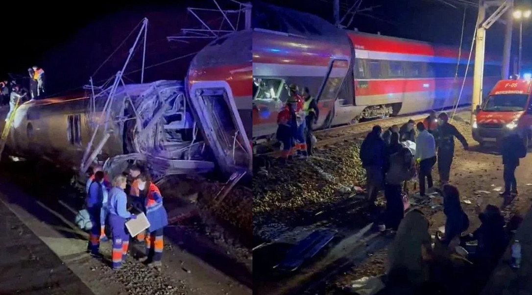 স্পেনে ভয়াবহ ট্রেন দুর্ঘটনায় নিহত অন্তত ২১ 