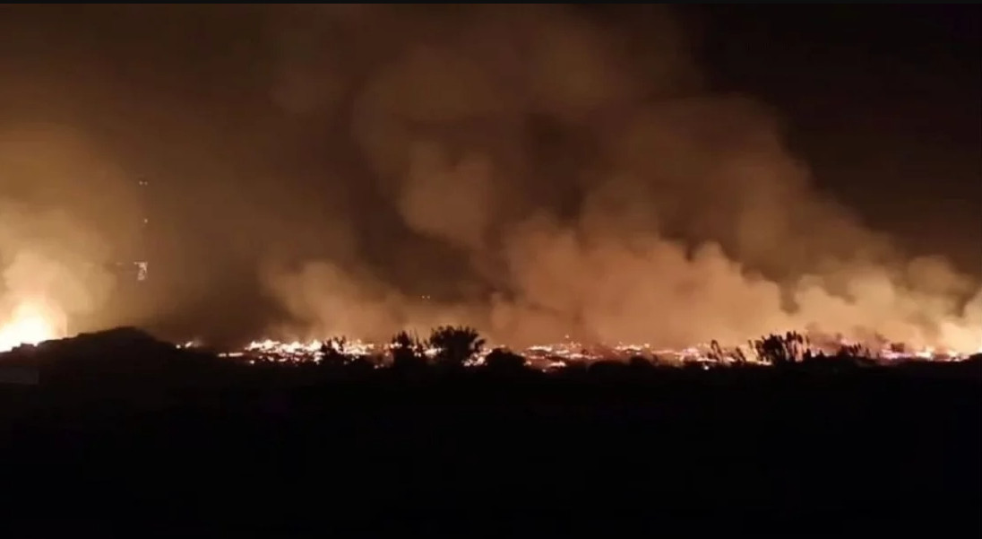 মাতারবাড়ী বিদ্যুৎ কেন্দ্রে ভয়াবহ আগুন