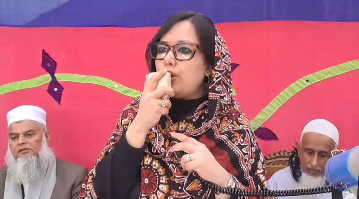 প্রতিদ্বন্দ্বী প্রার্থীকে ইঙ্গিত করে ‘রোহিঙ্গা’ বললেন ব্যারিস্টার রুমিন ফারহানা