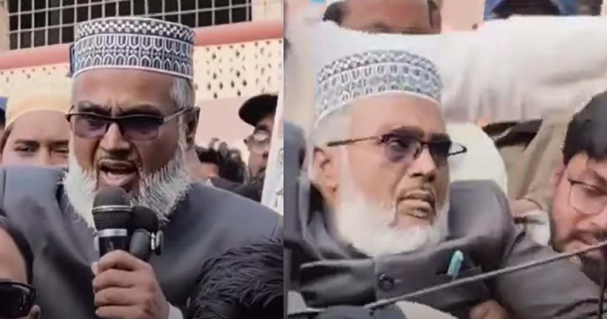 সমাবেশে বক্তৃতার সময় কুষ্টিয়া জামায়াত আমিরের মৃত্যু