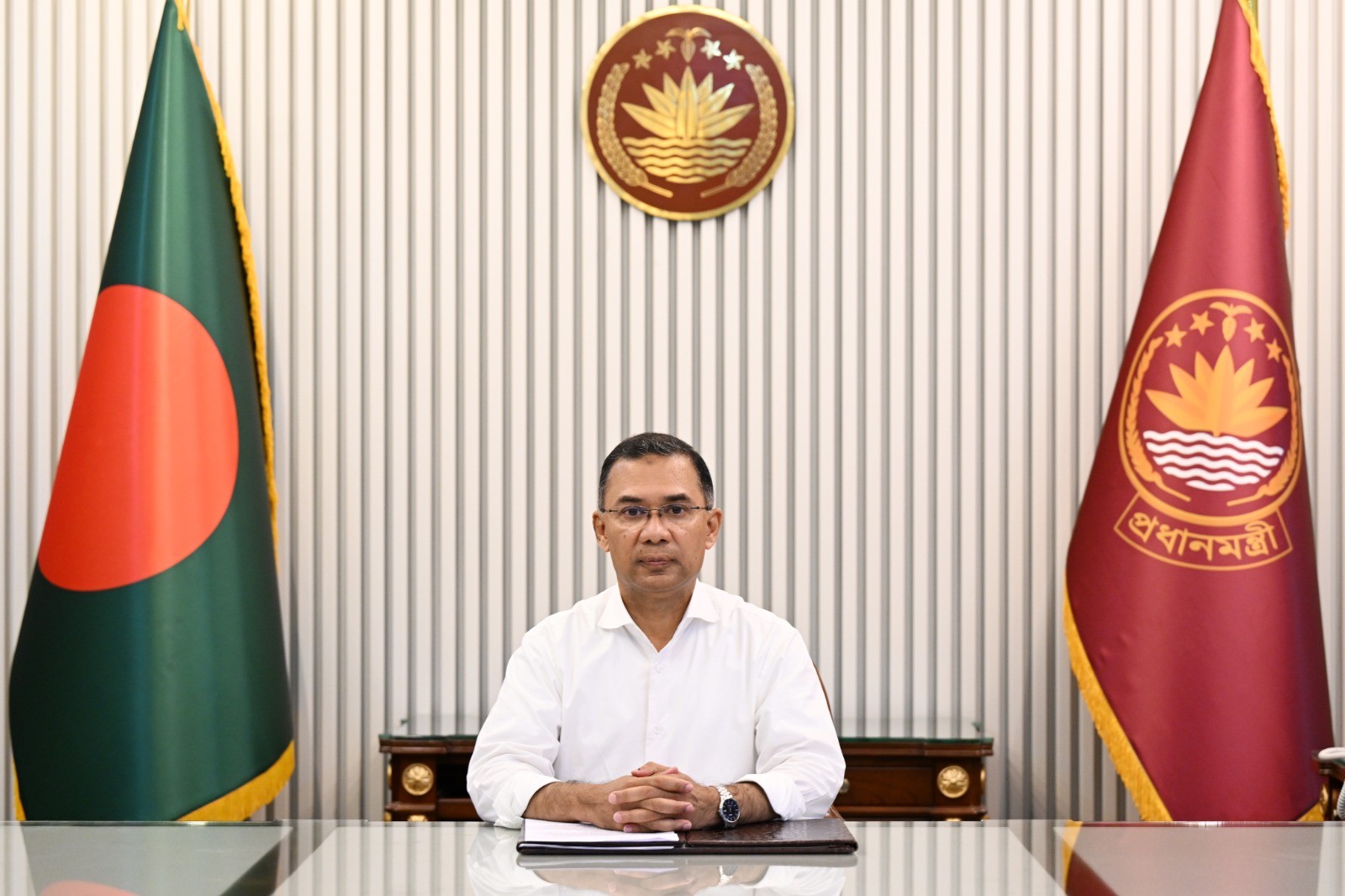 সাপ্তাহিক ছুটির দিনেও অফিস করছেন প্রধানমন্ত্রী  তারেক রহমান