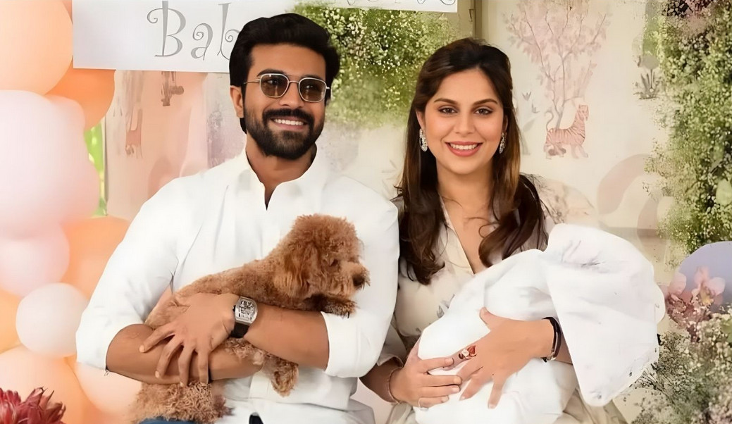 জমজ সন্তানের বাবা হলেন রাম চরণ