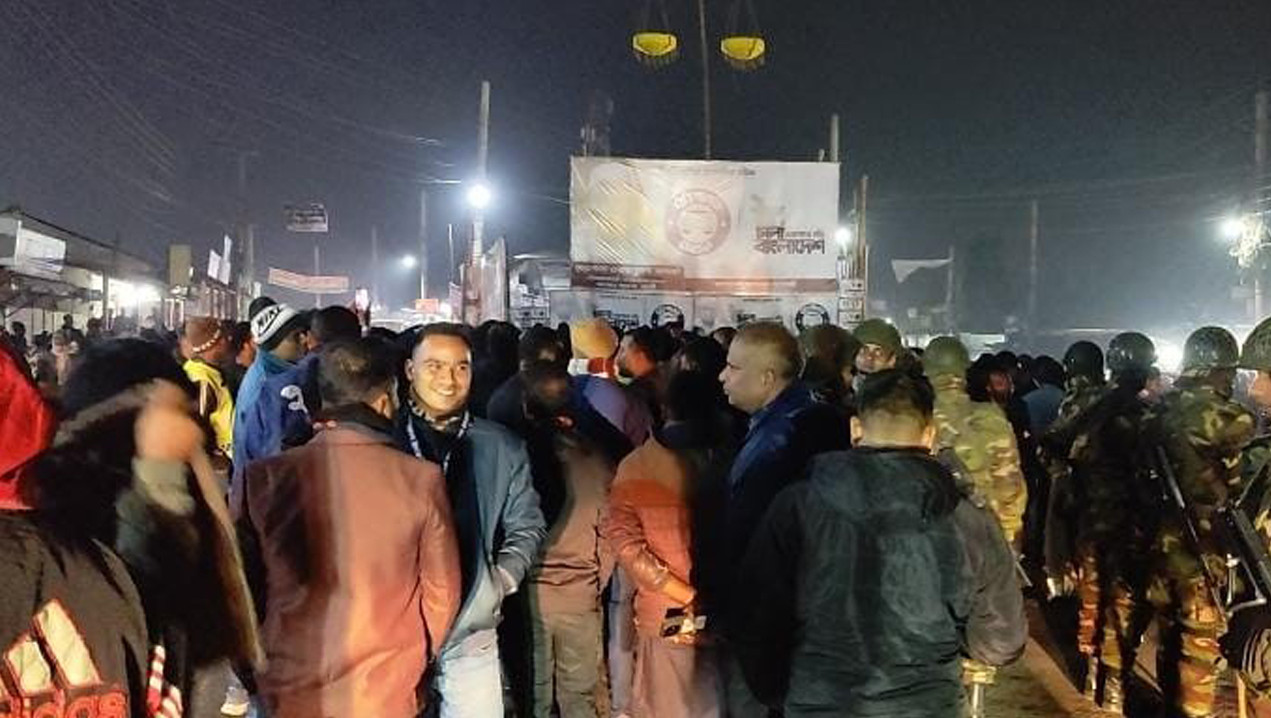 নীলফামারীতে জামায়াত ও বিএনপির উত্তেজনা, পুলিশ মোতায়েন