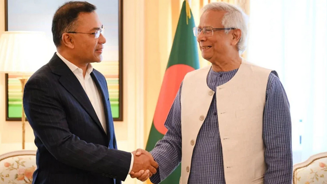 তারেক রহমানকে প্রধান উপদেষ্টার অভিনন্দন