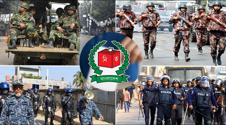 নির্বাচনের মাঠে ৯ লাখ ১৯ হাজার ফোর্স, সেনা ১ লাখ