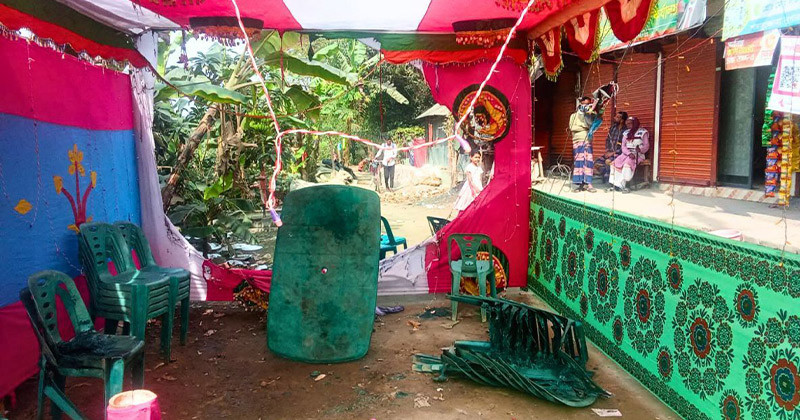 কুষ্টিয়ায় বিএনপি প্রার্থীর নির্বাচনী ক্যাম্পে অগ্নিসংযোগ