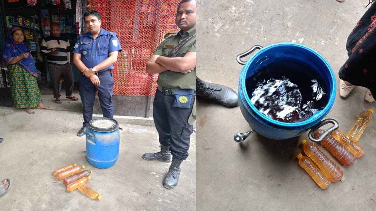 রংপুরের গঙ্গাচড়ায় বাড়িতে মজুত রেখে বেশি দামে পেট্রোল বিক্রি, ব্যবসায়ীকে জরিমানা