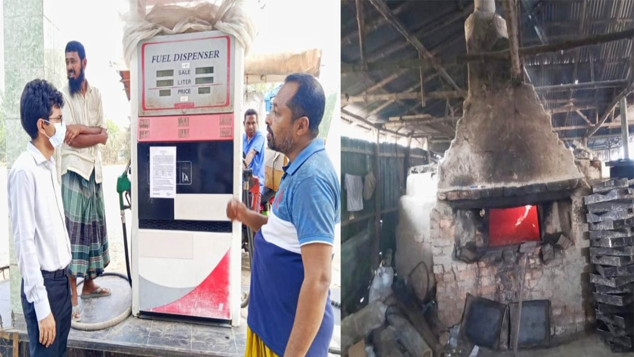 বগুড়ার নন্দীগ্রামে চানাচুর কারখানায় জরিমানা