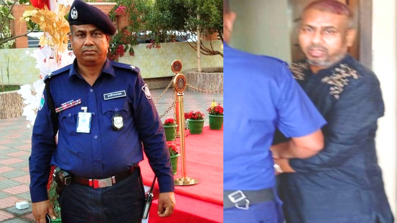 বগুড়ার শাজাহানপুর থানার সাবেক ওসি আলমগীর কারাগারে