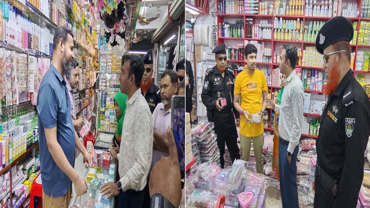 বগুড়ার ফতেহ আলী বাজারে ২টি দোকানে জরিমানা