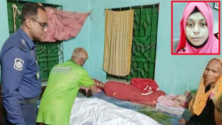 বগুড়ার শাজাহানপুরে কলেজছাত্রীর ঝুলন্ত মরদেহ উদ্ধার