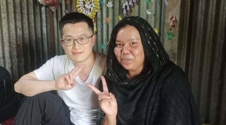 ভালোবাসার টানে চীন থেকে মুন্সীগঞ্জে চীনা যুবক