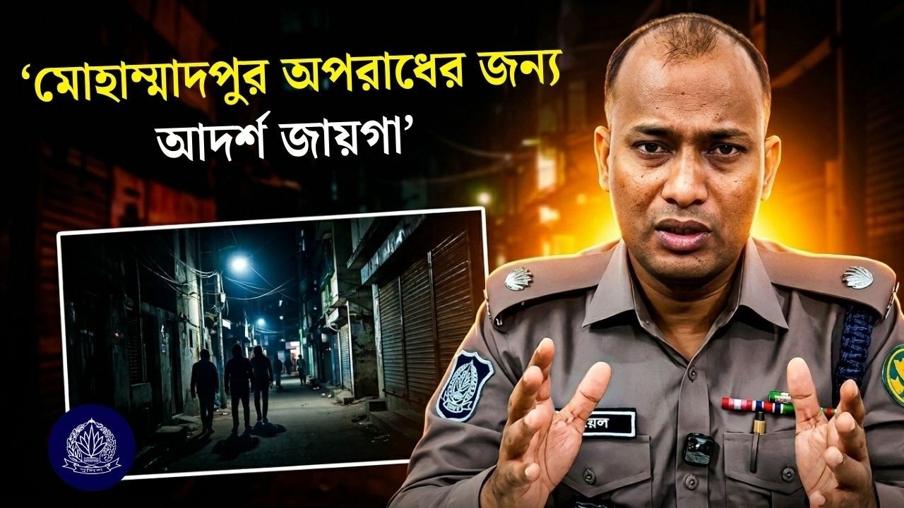 মোহাম্মাদপুরে অপরাধীরা তৈরি হয়ে অন্য জায়গায় সাপ্লাই হয় : এডিসি জুয়েল