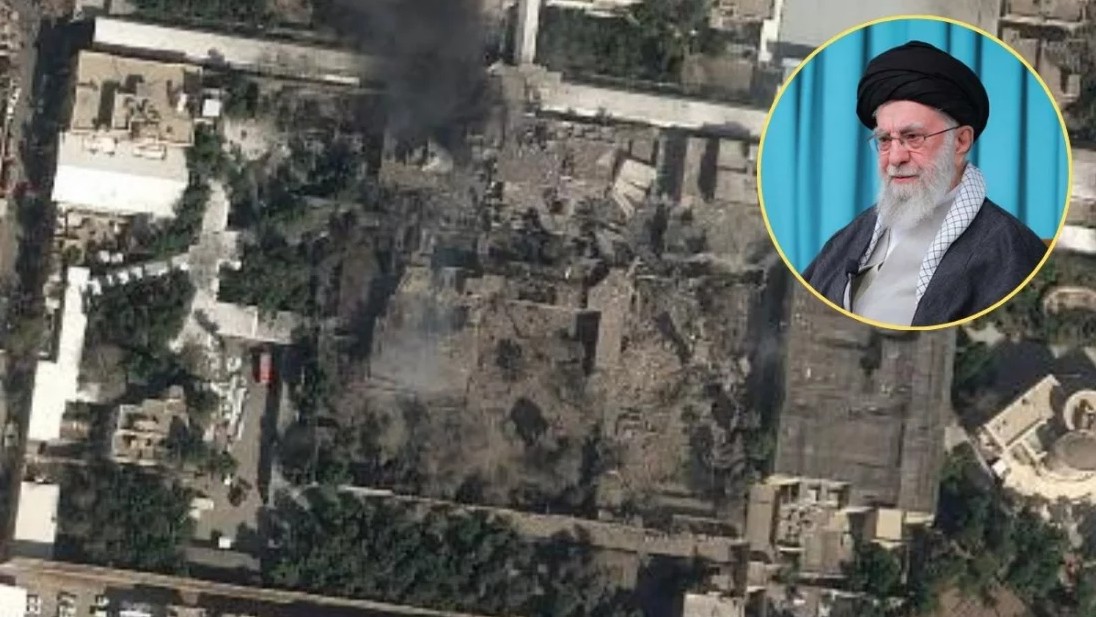ইসরাইলি হামলায় পুরোপুরি ধ্বংস খামেনির প্রাসাদ