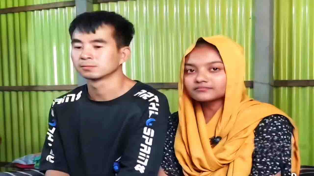 প্রেমের টানে চীনের যুবক ঘাটাইলে, বিয়ে সম্পন্ন